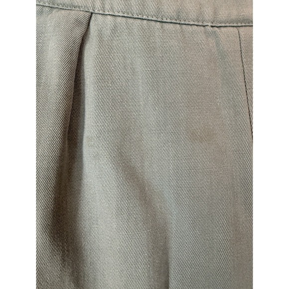 Vintage Wool Lined Ski Pants Womens Green High Waist Button Detail Thermal - Picture 3 of 12